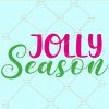 Jolly season svg