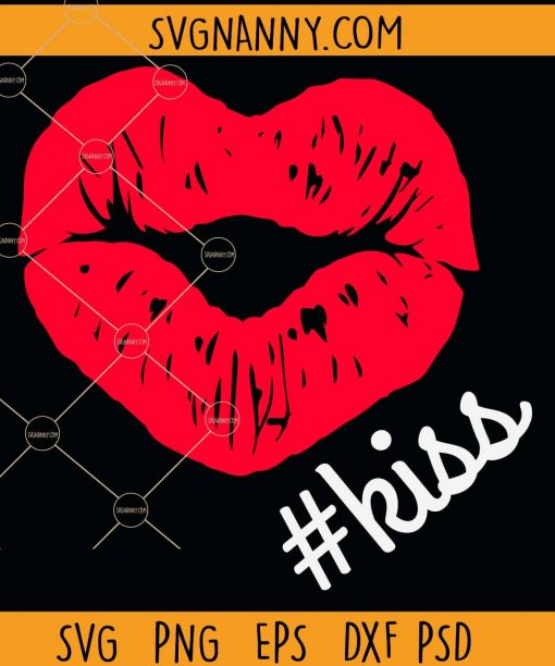 Kiss lips svg