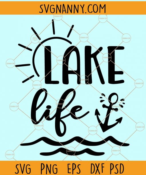 Lake life svg