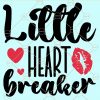 Little heart breaker svg
