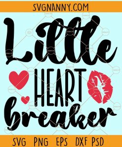 Little heart breaker svg