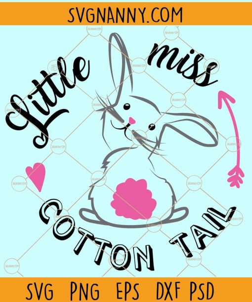 Little miss cotton tail svg