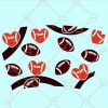 Love american football svg