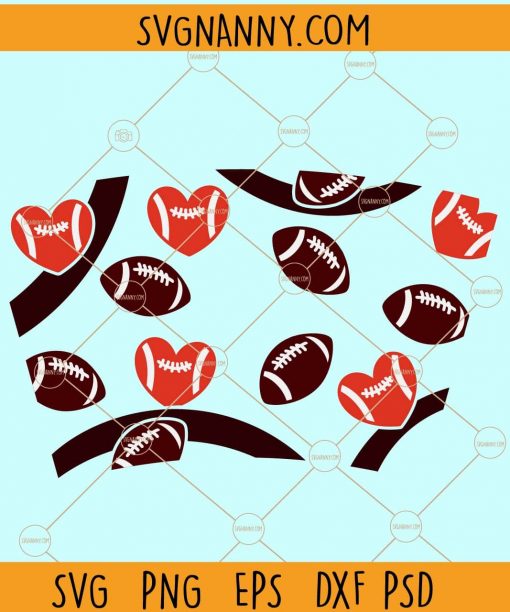 Love american football svg