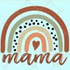 Mama rainbow svg