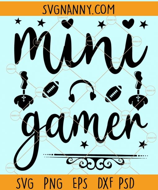 Mini gamer svg