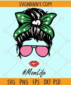 Mom life leopard pattern svg