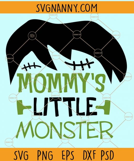 Mommy's little monster svg