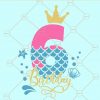 My 6th birthday svg