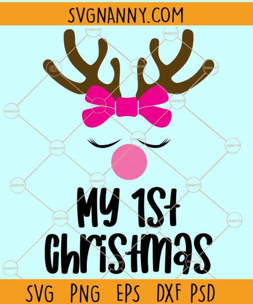 My first christmas svg