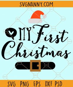 My first christmas svg