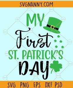My first st patrick's day svg