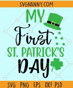 My first st. patrick's day svg
