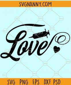 Nurse love svg