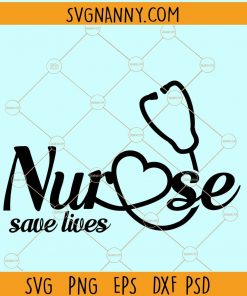 Nurse saves lives svg