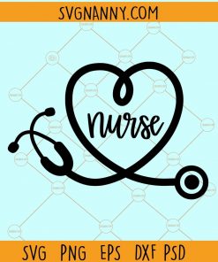 Nurse stethoscope svg