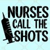 Nurses call the shots svg