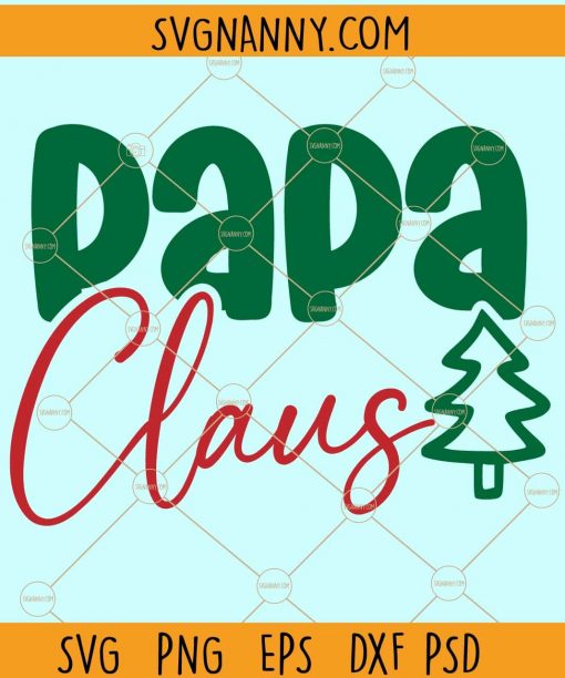 Papa claus svg