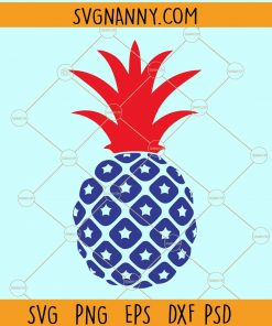 Patriotic Pineapple svg