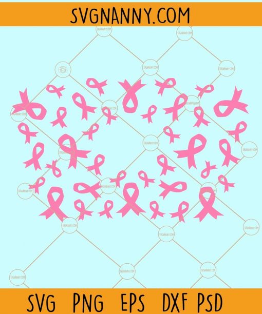 Pink ribbon svg