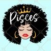 Pisces queen svg