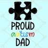 Proud autism dad svg