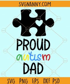 Proud autism dad svg