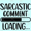 Sacarstic comment loading svg