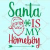 Santa is my homeboy svg