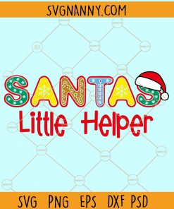 Santa's little helper svg