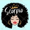 Scorpio queen svg