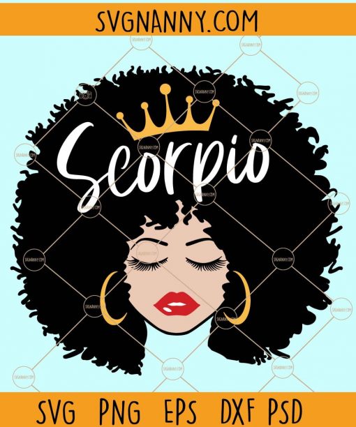 Scorpio queen svg