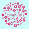 Scrub life svg