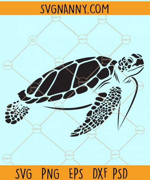 Sea turtle svg