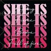 She is strong svg