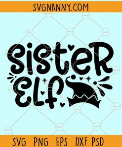 Sister elf svg