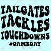 Tailgates tackles touchdowns svg