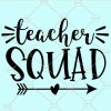 Teacher squad svg