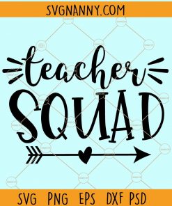 Teacher squad svg