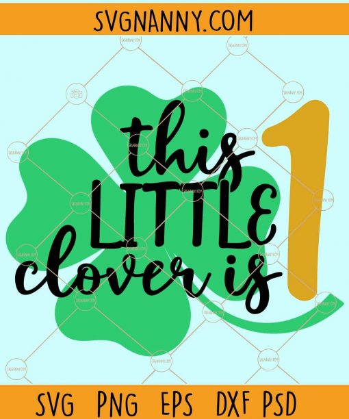 This little clover is 1 svg