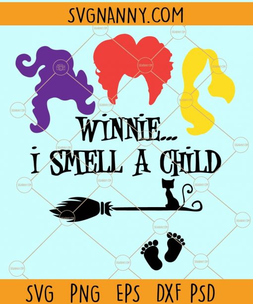 Winnie I smell a child svg