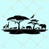 Africa safari svg