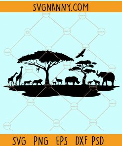 Africa safari svg