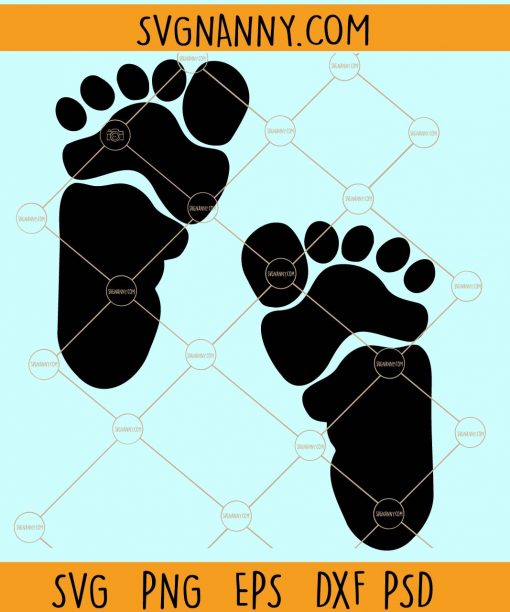 Baby feet svg