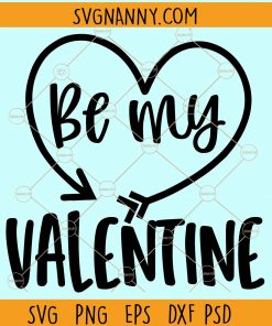 Be my valentine svg