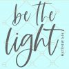 Be the light svg