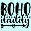 Boho daddy svg