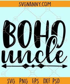 Boho uncle svg