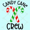 Candy cane crew svg