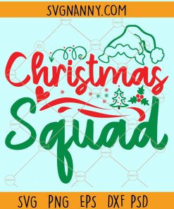 Christmas squad svg